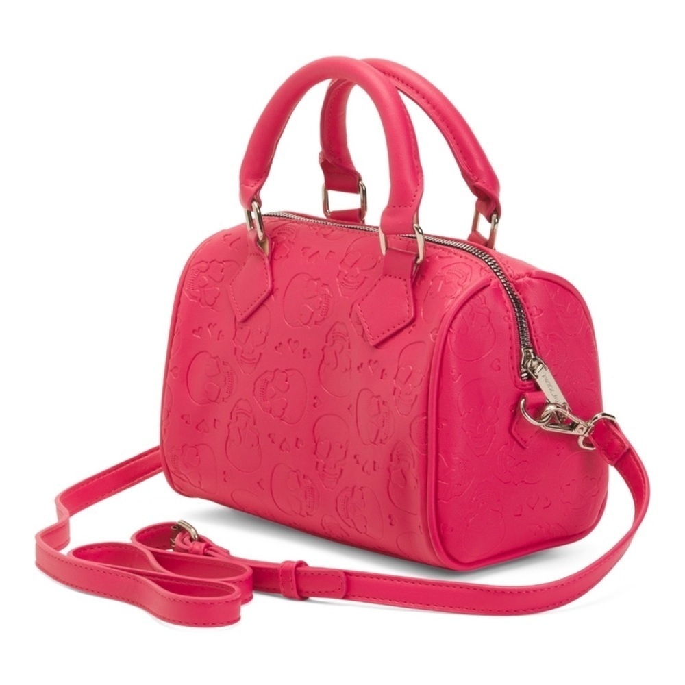 NEW Betsey Johnson Skull Barrel Handbag - Picture 4 of 9